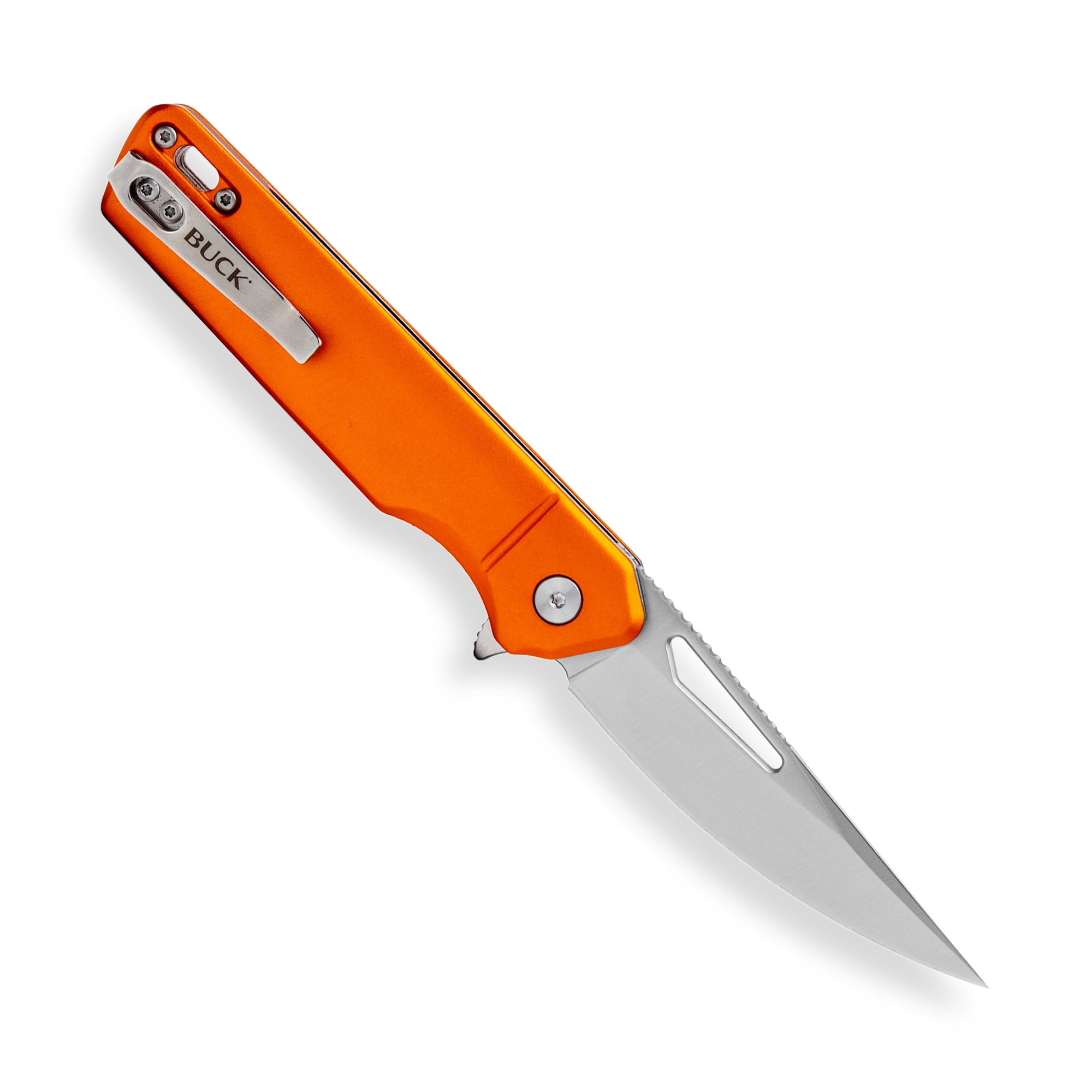Buck Knives 239 Infusion Folding EDC Knife, 3-1/5” Pocket Knife Blade, Orange, 2.82 oz