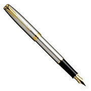 Parker Sonnet Stainless Steel GT Fountain Pen, Medium Point