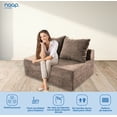 thumbnail image 3 of Sofá Cama Matrimonial Plegable + Cojín Espacio Optimizado Taupe, 3 of 8