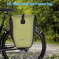 thumbnail image 2 of AFISHTOUR Quick-Release 25L Waterproof Bike Pannier Bag for Mountain Bikes, Rear Rack Mountable, Army Green PVC Material, Durable Cycling Accessory, 2 of 6