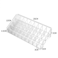 thumbnail image 4 of 72 Grid Transparent Acrylic Lipstick Storage Rack Cosmetic Display Rack, 4 of 4