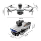 thumbnail image 5 of Herrnalise - Dron FPV Wifi con cámaras dobles 4k HD, cuadricóptero RC plegable con estuche de transporte, juguetes de regalo para adultos y niños principiantes, vuelo circular, modo de retención de, 5 of 8