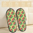 thumbnail image 2 of House Slippers for Women Men - summer watermelon Lightweight House Shoes Fuzzy Slippers, Soft Slip-On Cozy House Slippers for Woman Indoor Outdoor, 2 of 7