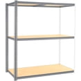 thumbnail image 3 of Global Industrial 581005GY 84 x 72 x 36 in. High Capacity 3 Levels Add-On Rack with Wood Deck, Gray, 3 of 3