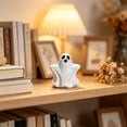thumbnail image 6 of Mini Ghost Figurine, Resin Cute Ghost Statue, Small Halloween Ghost Decor for Tabletop, Micro Landscape, Shelf, Halloween Party Home Decoration, 6 of 6