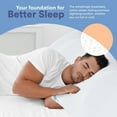thumbnail image 6 of Continental Bedding P550-Med-Q2 Bed Pillow, Queen (Pack of 2), White 2 Count, 6 of 9