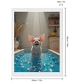 thumbnail image 2 of Diamond Art Kits for Adults, Joyful Piglet In Blue Bath 5D Diamond Painting Kits for Adults Beginners, DIY Full Drill Diamond Painting, Gem Art and Crafts 12x16, 2 of 7