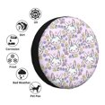 thumbnail image 4 of Balery Purple Rabbit Cubiertas para Neumáticos - Protector Resistente para Neumáticos de Camioneta, SUV, Remolque, Camper y RV-17 inch, 4 of 6