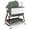 Forest Green, variant on 4 in 1 Baby Bassinet Bedside Sleeper W/ Wheels,Storage Basket,Adjustable 7 Heights,Mosquito Net,Matress,Breathable Mesh Crib for Infants Toddler,Black