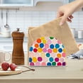 thumbnail image 2 of Yayeee Napkin Holder for Table Kitchen Paper Tissue Organization, Watercolor Circles, 2 of 8
