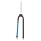 thumbnail image 3 of Horquilla de suspensión delantera para bicicleta de montaña BOLAN de aleación de aluminio, 26, 27,5 y 29 pulgadas, rígida, color negro y azul, 3 of 14