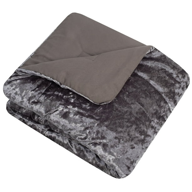 Olivia Crushed Velvet Throw Blanket 50" x 60"