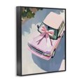 thumbnail image 2 of Stupell Industries Modern Pink Luxury Rover with Ribbon Black Framed Giclee Art, 11 x 14, by The Prints Vibe, 2 of 8