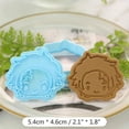 thumbnail image 5 of Molde cortador de galletas de anime 3d, sello de galletas de 6 piezas y herramienta de cocina cortador, molde para galletas de fiesta, 5 of 5