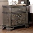 thumbnail image 4 of Furniture of America Charo Wood 2-Drawer Nightstand with USB Port in Gray, 4 of 7