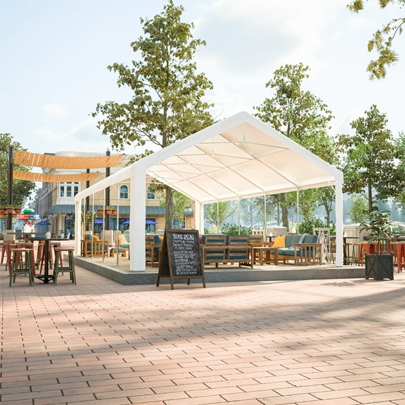 16x32FT Party Tent Canopy with Removable Walls for Weddings, BBQs and Outdoor Events