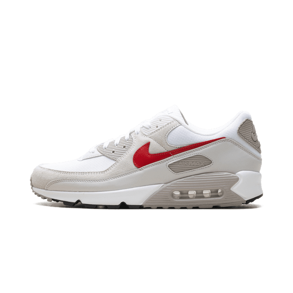NIKE MENS Air Max 90 "White College Grey Vast Grey University Red" DM0029 113 DM0029 113 from Stadium Goods