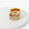 thumbnail image 2 of LYMAYTER Fashion Ring Women's Ring - Couple Style, Geometric, Stackable, 2 of 7