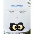 thumbnail image 4 of 2 piezas de antifaz para dormir con los ojos vendados divertidos para mujeres, hombres y niños, antifaz para dormir 100% opaco con correa ajustable JAMW Sencillez, 4 of 5