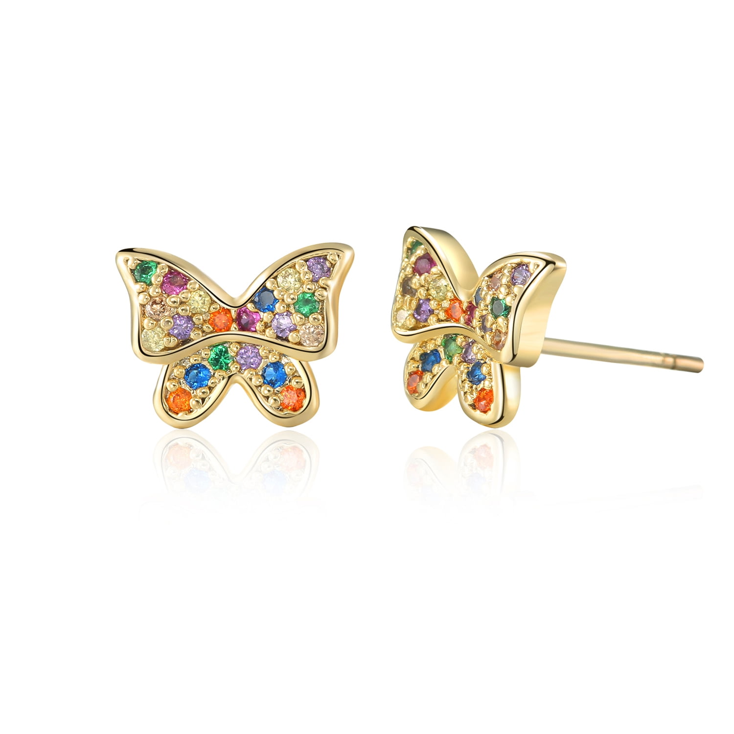 LOLIAS Hypoallergenic Screw back Earrings for Girls Women 316L Surgical  Steel CZ ScrewBack Earring 8 Pairs Colorful Heart Butterfly Flower  Sensitive Tiny Stud Earrings Set - Yahoo Shopping