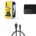 thumbnail image 1 of Accessory Bundle for Galaxy Z Fold 4: Slim Snap-On Case (Don't Tread on Me), Rear Camera Glass Protector, Nylon Braided USB-C to USB-A Cable (3 Feet), 1 of 8