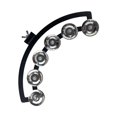 thumbnail image 3 of Yinanstore Snare Drum Tambourine Hand Bell Rattle Music Rhythm Instrument Concert Party Ensemble Hi Hat Tambourine Percussion Instrument 6 Jingles, 3 of 7