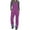 Purple, variant on Womens Ski Snow Bibs Pants Winter Insulated Snowboard Overalls Outdoor Adjustable Jumpsuits Purple XL(XL)