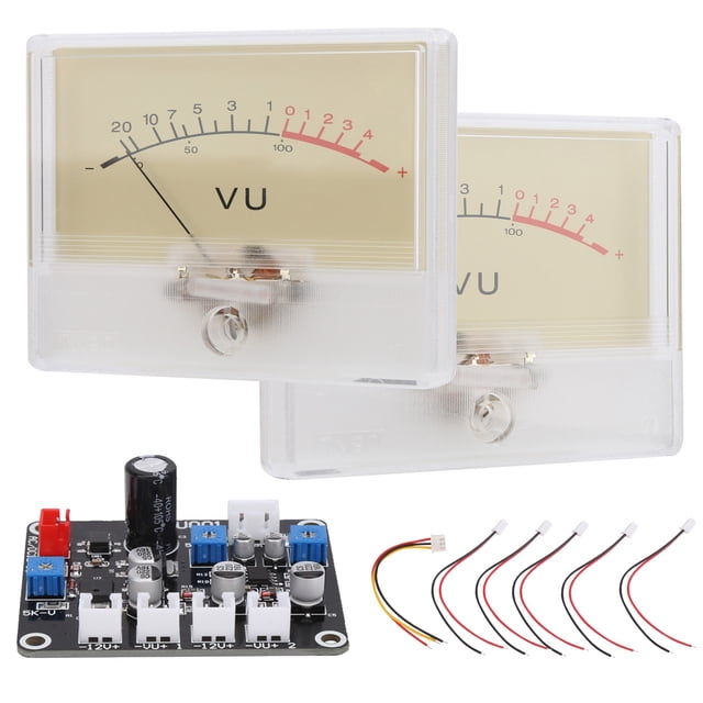 Db Meter Head TS-DB90R 2Pcs DB Meter Driver Board Audio Power Level VU Tester Head With Backlight ANGGREK Audio Meter Header