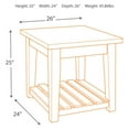 thumbnail image 2 of Signature Design by Ashley T882-3 Bynderman End Table Brown/Silver Finish, 2 of 3