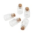 thumbnail image 2 of 20pc Clear Glass Jar Wishing Bottles Vials with Cork Bead Containers Clear 22x15mm Bottleneck: 7mm in diameter Capacity: 5ml(0.16 fl. oz), 2 of 4