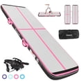 thumbnail image 1 of FBSPORT 6*1*0.1m Pink Air Track Brushed Tumbling mat Inflatable Gymnastics airtrack with Electric Air Pump for Practice Gymnastics, Tumbling,Parkour, Home Floor, 1 of 8