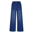 thumbnail image 5 of Sevevn Womens High Waisted Wide Leg Jeans Casual Loose Fit Straight Denim Pants Vintage Baggy Boyfriend Jeans with Pockets Jeans for Women, 5 of 8