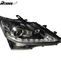 Fits 06-14 Lexus IS250 IS350 IS-F Facelift Style Headlights Black Housing