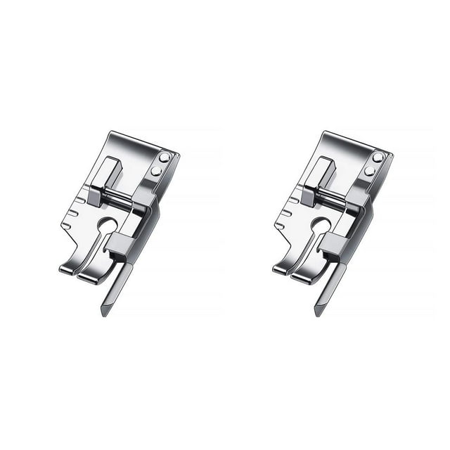 Maytalsory 1/4-inch Sewing Machine Quilt Presser Foot Buckle Stitching Removable Embroidery Accessory Professional Tailor Type 1 2Set
