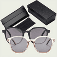 thumbnail image 4 of Ginsiom 2 Packs Trendy Sunglasses for Women Square Retro Fashion Womens Sun Glasses, 4 of 4