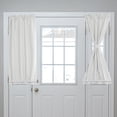 thumbnail image 1 of Cortinas de Puerta Oscurecedoras, Cortina de Ventana de Puerta Lateral Francesa para Privacidad, Blanca, 25" x 40", 1 Panel, 1 of 7