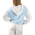 thumbnail image 4 of Jess por Meiko Sudaderas de Mujer de Manga Larga Oversized con Pompones y Cremallera S Azul Claro, 4 of 6