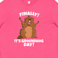 thumbnail image 4 of Inktastic Finally it's Groundhog Day Youth T-Shirt, 4 of 5