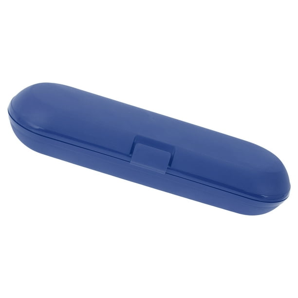 Estuche de viaje portátil de cepillo de dientes eléctrico mate único para Philips, Sonicare, Oral-B Pro, iO y otros cepillos de dientes eléctricos azul