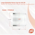 thumbnail image 3 of SÜA - Argon-Saving Conversion Kit for 9 & 20 Series TIG Torches - Large Diameter Configuration - Fused Quartz Cups, 3 of 8