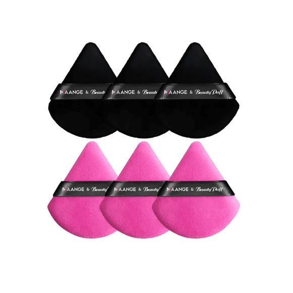 Esponja Maquillaje En Polvo 6 Pcs Xtellar rosa
