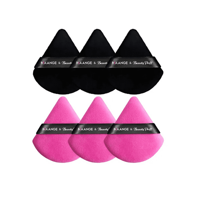 Esponja Maquillaje En Polvo 6 Pcs Beauty Blender Con Caja Xtellar negro