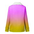 thumbnail image 4 of Winter Warm Caots for Womens Fashion Plus Size Zip Up Composite Plush Button Lapels Jacket Outwear Coat Gifts for Womens, 4 of 5