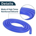 thumbnail image 4 of Manguera de vacío de silicona Unique Bargains 130PSI Presión máxima Alta temperatura Línea de vacío automotriz Azul 1 Pcs 6.6Ft 1/2" 12mm ID 3mm Grosor, 4 of 6