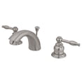 thumbnail image 1 of Kingston Brass KB958KL Chevalier Mini-Conduit de Salle de Bain, 4 Pouces Réglable au Centre, Nickel Brossé, 1 of 4