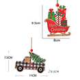 thumbnail image 2 of Adornos de coche de árbol de Navidad, camión de dibujos animados y colgantes con forma de coche para decoraciones de árbol de Navidad para el hogar Ormromra CPB-CJZ143-2, 2 of 5