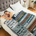 thumbnail image 5 of Big Brother Gift Throw Blanket, Brother Gifts from Sister, Gifts for Older Brother, Birthday Graduation Gifts for Brother, Brother Blanket Soft and Warm 60"x50", 5 of 6