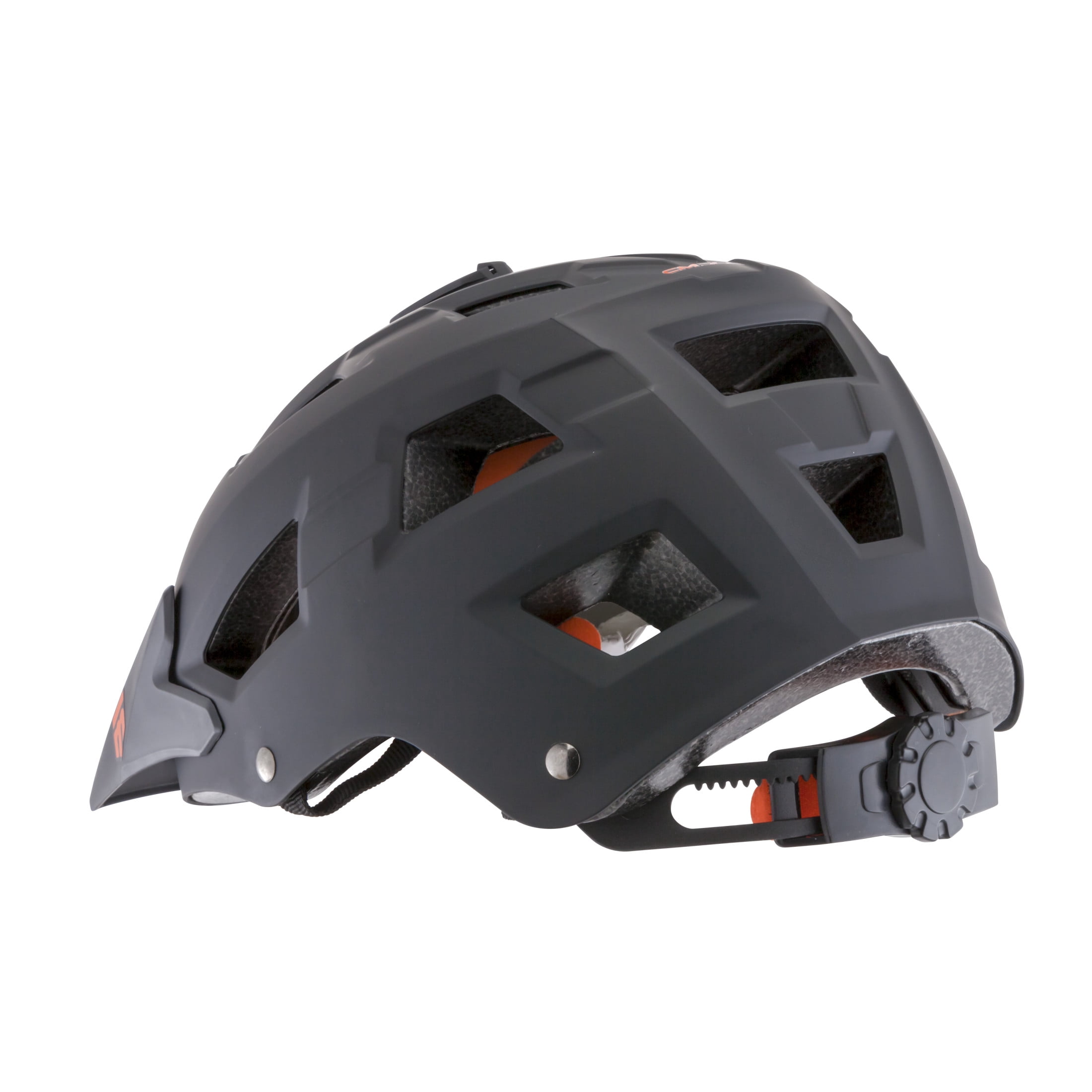 Mongoose Capture Mountain Bike Helmet with Camera Mount, Ages 8+, Black