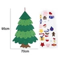 thumbnail image 2 of Árbol de Navidad de Fieltro - Para niños, Decoraciones para árboles de Navidad para colgar en la pared, 2 of 5