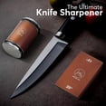 thumbnail image 5 of Rolling Knife Sharpener with Diamond and Ceramic Discs, Kitchen Knife Sharpener with 15° & 20° Magnetic Angles, Strong Knife Sharpening Kit (Brown), 5 of 8